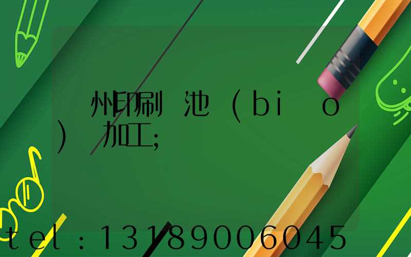 廣州印刷電池標(biāo)簽加工