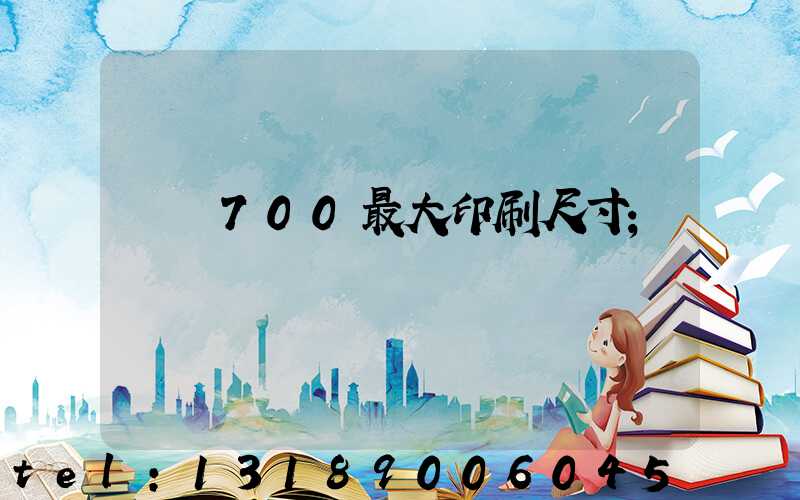 羅蘭700最大印刷尺寸