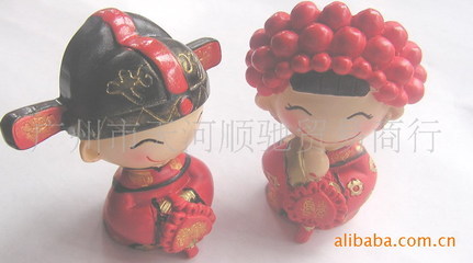 【生產樹脂婚慶公仔 婚禮車仔】價格,廠家,圖片,塑料、樹脂工藝品,廣州市順馳貿易-