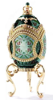 藝術鑒賞 Fabergé俄羅斯彩蛋工藝品擺件